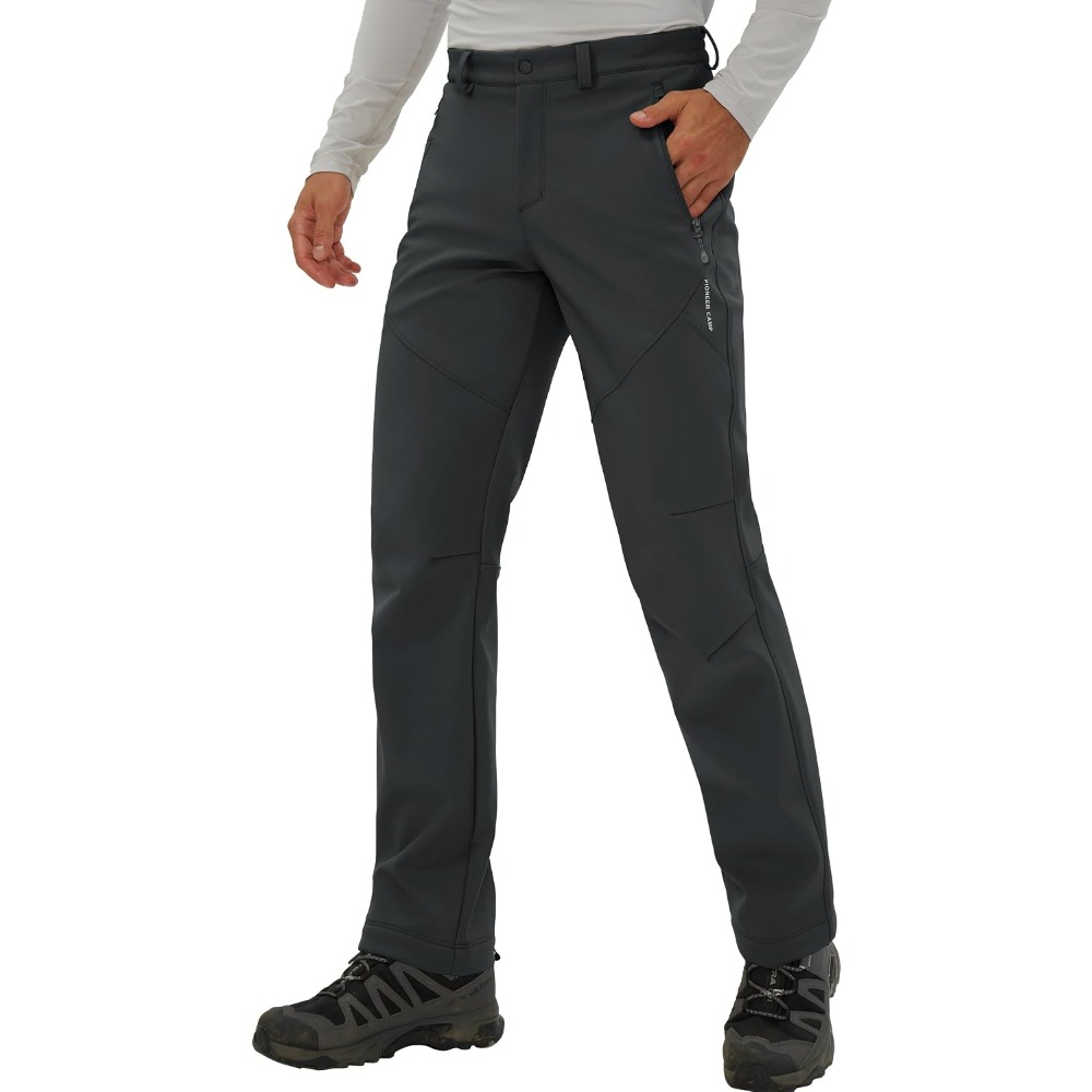 Outdoor Camping In Winter - Pioneer Camp Men's Fleece Lined Outdoor