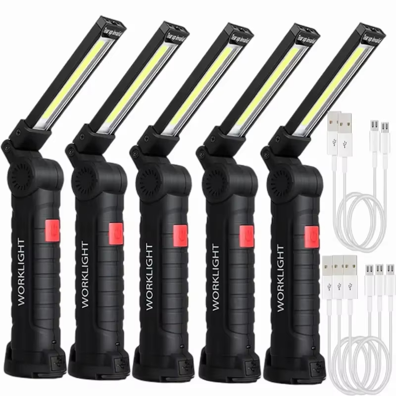 Camping Lantern - Portable COB LED Flashlight USB Rechargeable