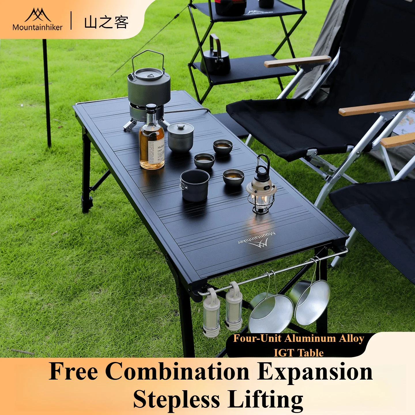 Outdoor Camping Burner - Mountainhiker Camping Folding Lift Removable Multi