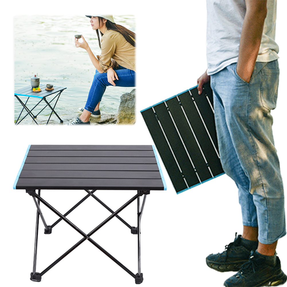Outdoor Camping Cooking Table - Camping Table Aluminum Alloy Beach Table