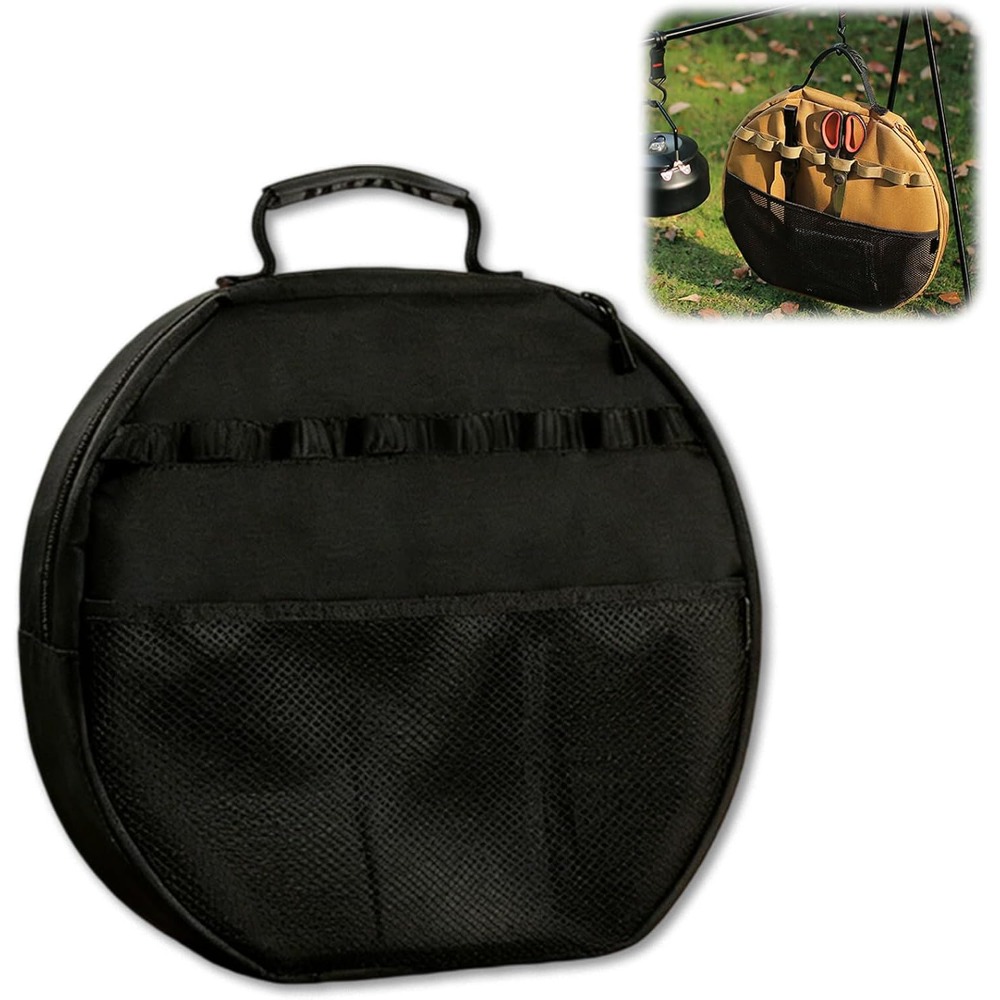Outdoor Camping Cooking Set - Grill Pan Storage Bag, Portable Pouch