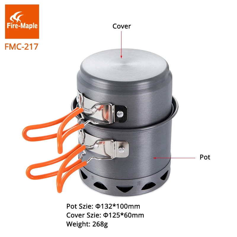 Lửa Phong Cắm Trại Bộ Nồi Di Đ - đánh giá và giá Outdoor Camping Cooking Set