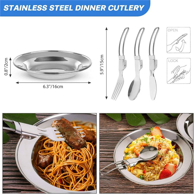 【BUYERS】Camping Cookware Porta - đánh giá và giá Outdoor Camping Cooking Set