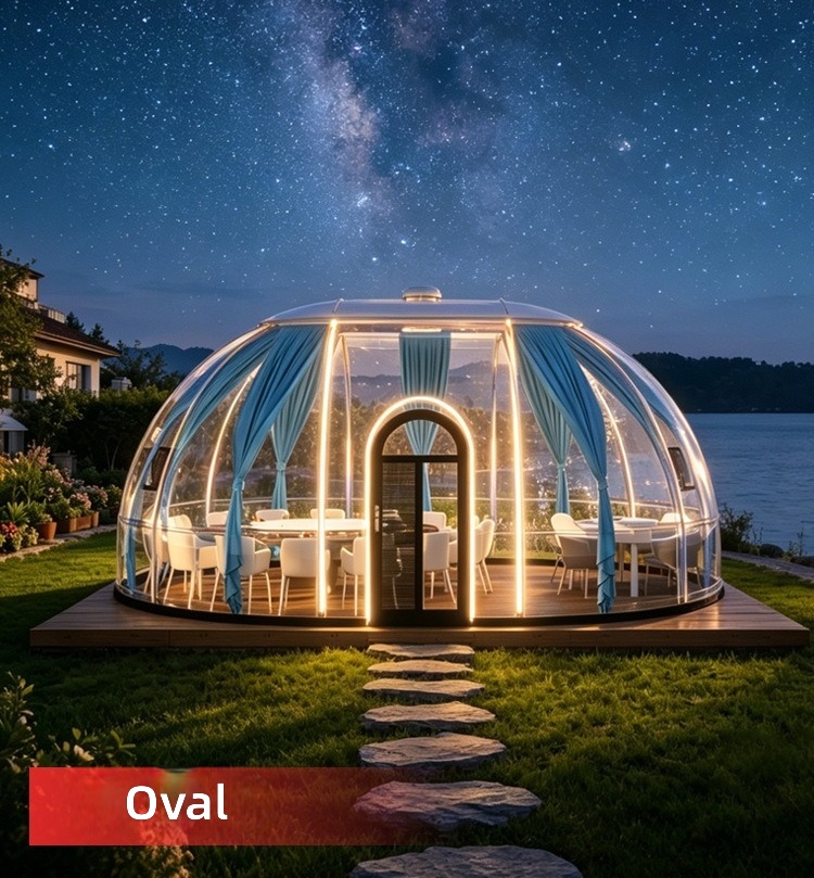 Transparent Dome Bubble House, - đánh giá và giá Outdoor Camping Exhibition
