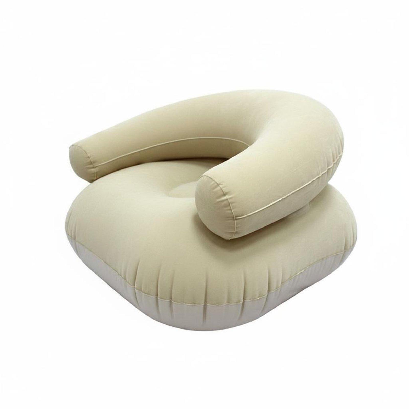Flocked Inflatable Sofa PVC Fl - đánh giá và giá Outdoor Camping Couch