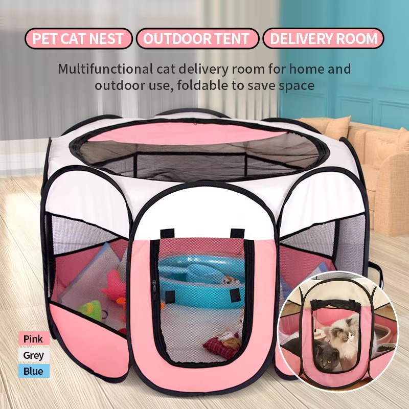 Portable Folding Pet Tent, Oct - đánh giá và giá Outdoor Camping Dog Fence