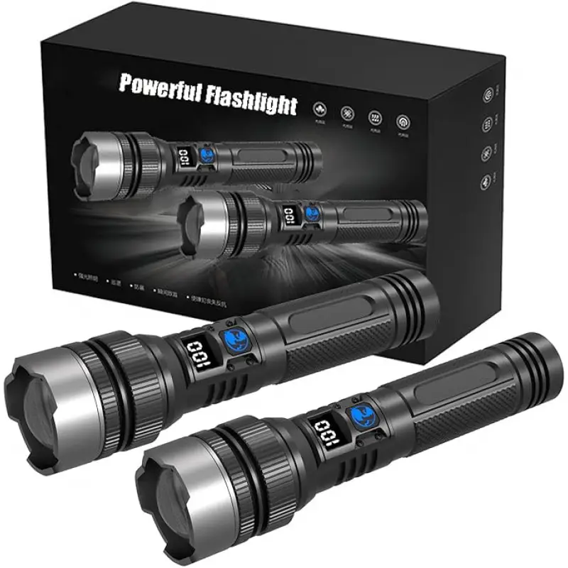 Ultra-Bright Rechargeable Flas - đánh giá và giá Outdoor Camping And Fishing