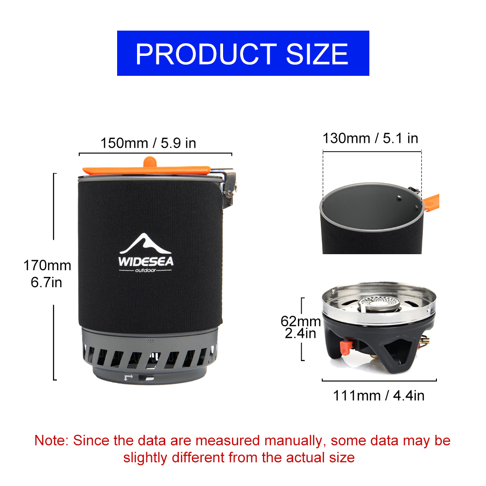 Widesea Camping Cooking System - đánh giá và giá Outdoor Camping Burner