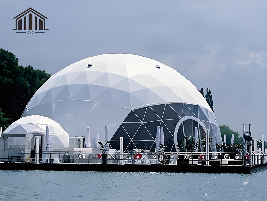 Large Capacity Spherical Gazeb - đánh giá và giá Outdoor Camping Exhibition