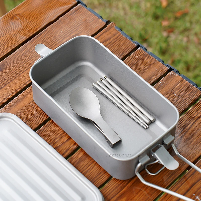 Outdoor Pure Titanium Square L - đánh giá và giá Outdoor Camping Meals