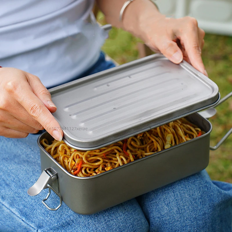 Outdoor Pure Titanium Square L - đánh giá và giá Outdoor Camping Meals