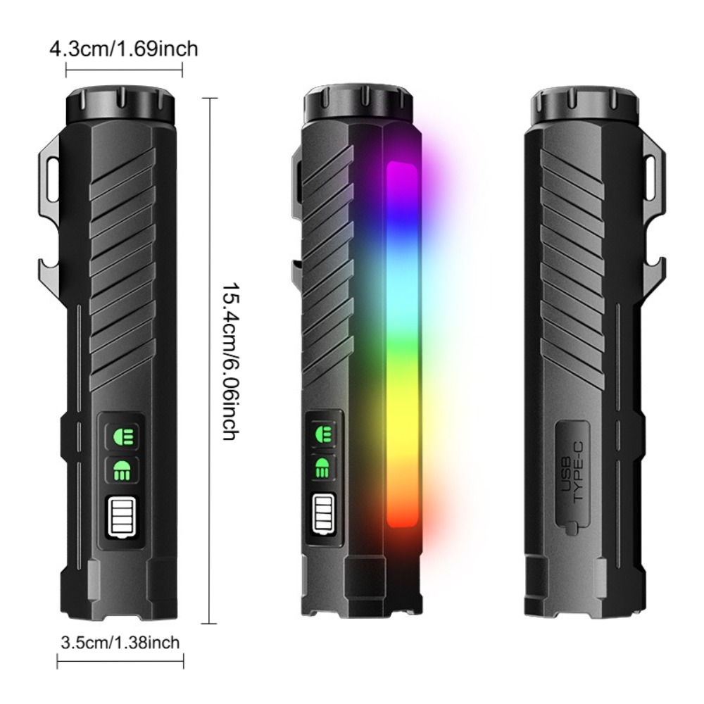 Tactical Flashlight Type-c Rec - đánh giá và giá Outdoor Camping And Fishing