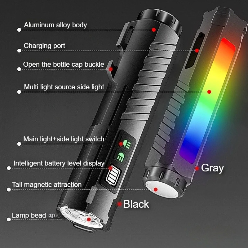 Tactical Flashlight Type-c Rec - đánh giá và giá Outdoor Camping And Fishing