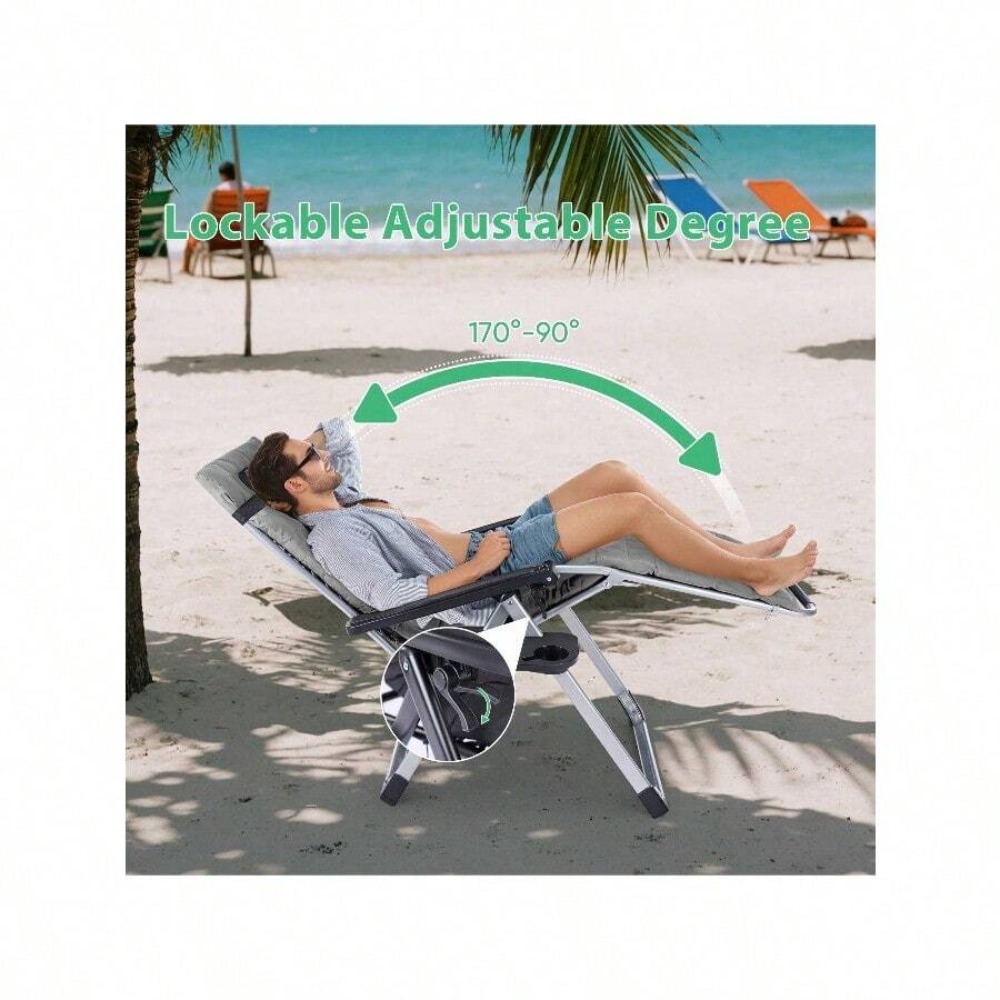 Folding Zero Gravity Chair wit - đánh giá và giá Outdoor Camping Lounge Chairs