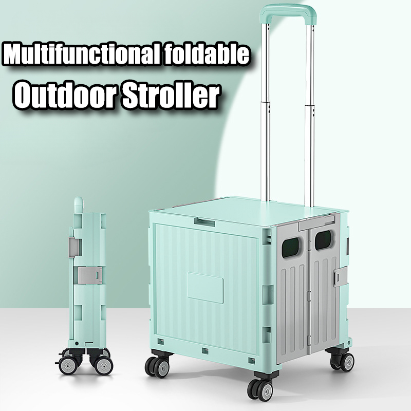 Multifunctional Camping Trolle - đánh giá và giá Outdoor Camping Folding Storage Box