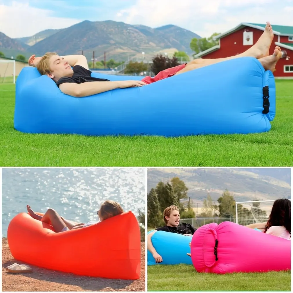 Portable Inflatable Lounger La - đánh giá và giá Outdoor Camping Couch