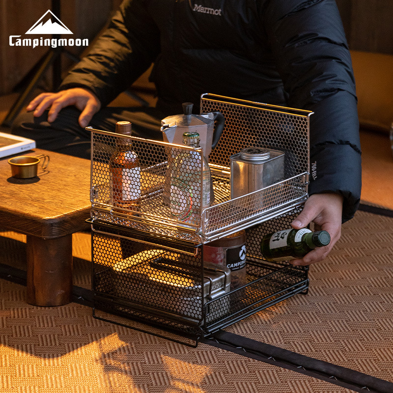 CAMPINGMOON CK-23SF Hexagonal  - đánh giá và giá Outdoor Camping Folding Storage Box