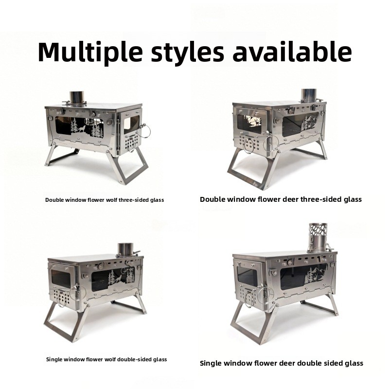 Stainless Steel Foldable Porta - đánh giá và giá Outdoor Camping Stove Wood