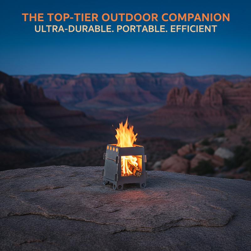1 Set Folding Camping Wood Sto - đánh giá và giá Outdoor Camping Stove Wood