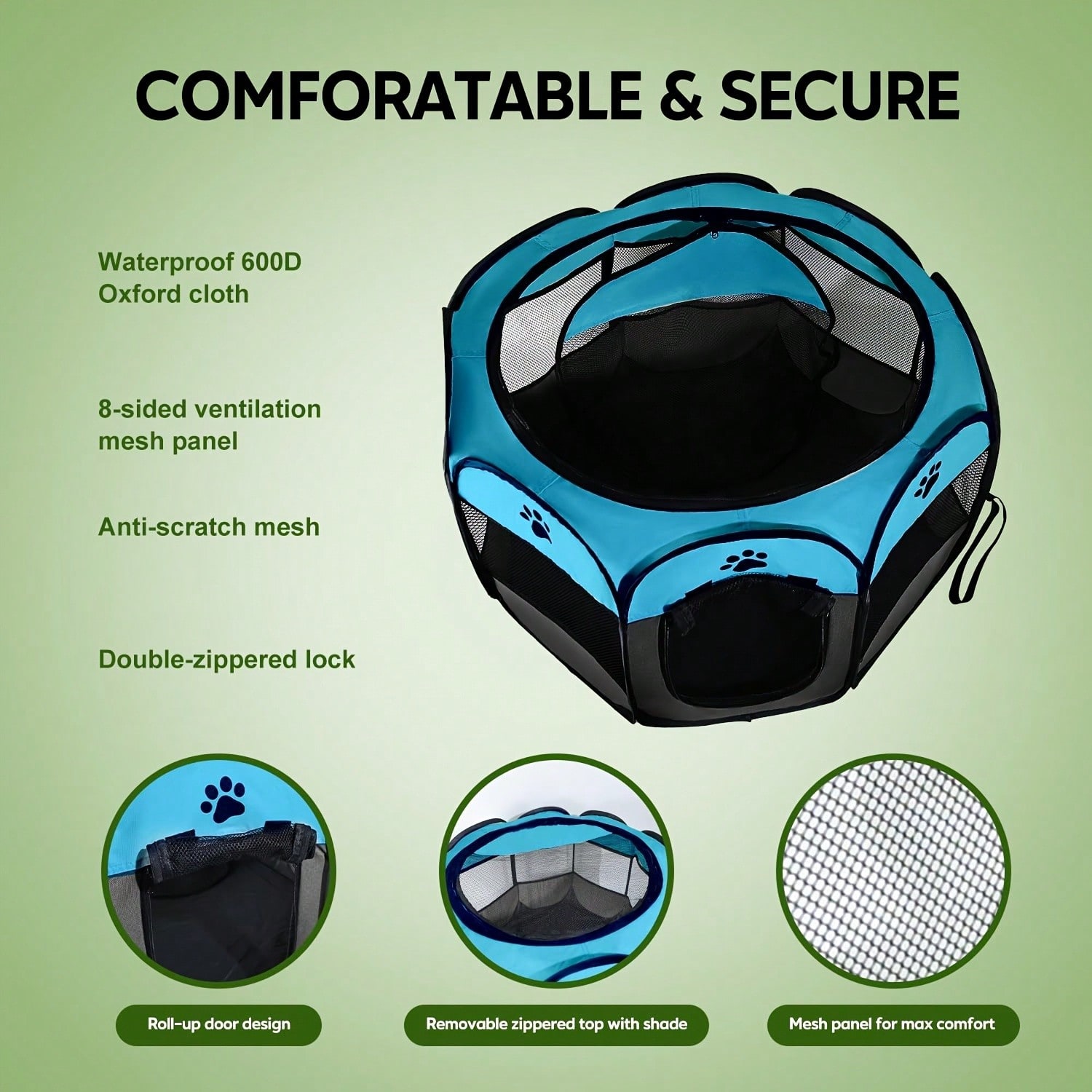 This Foldable Octagonal Pet Fe - đánh giá và giá Outdoor Camping Dog Fence