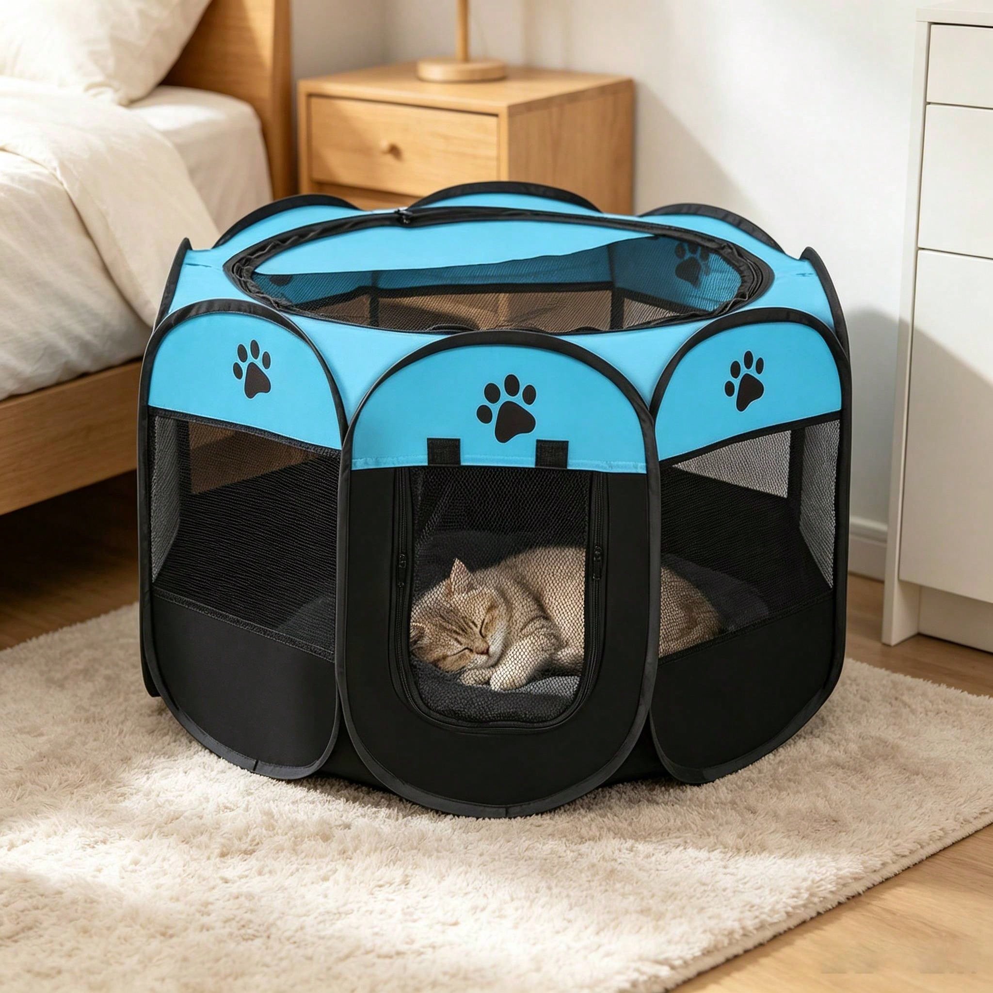This Foldable Octagonal Pet Fe - đánh giá và giá Outdoor Camping Dog Fence