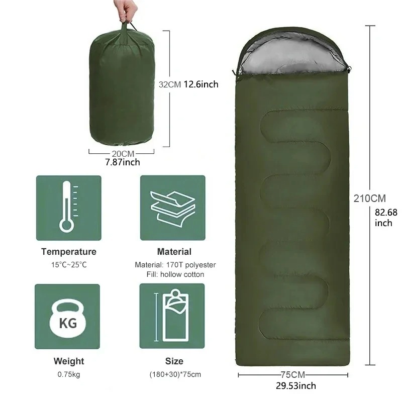 Camping Sleeping Bag Lightweig - đánh giá và giá Outdoor Camping In Winter