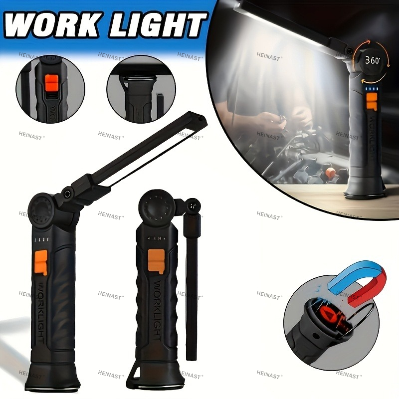 COB LED Folding Flashlight Por - đánh giá và giá Camping Lantern
