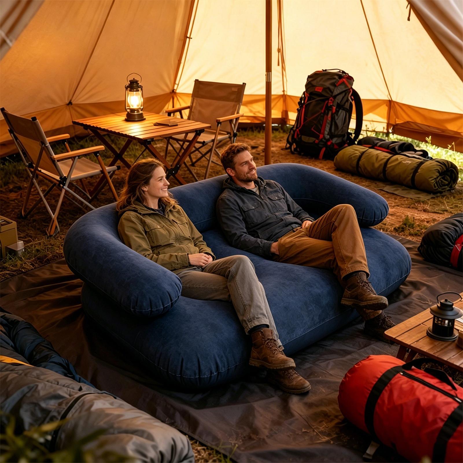 Inflatable Couch for Camping I - đánh giá và giá Outdoor Camping Couch