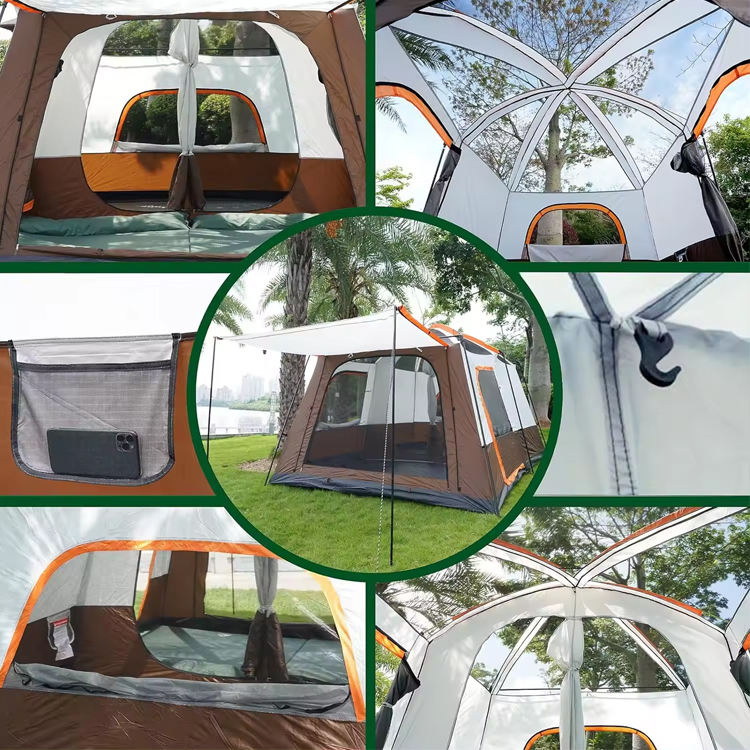 Luxury Large Camping Tent, Two - đánh giá và giá Outdoor Camping Tent Waterproof