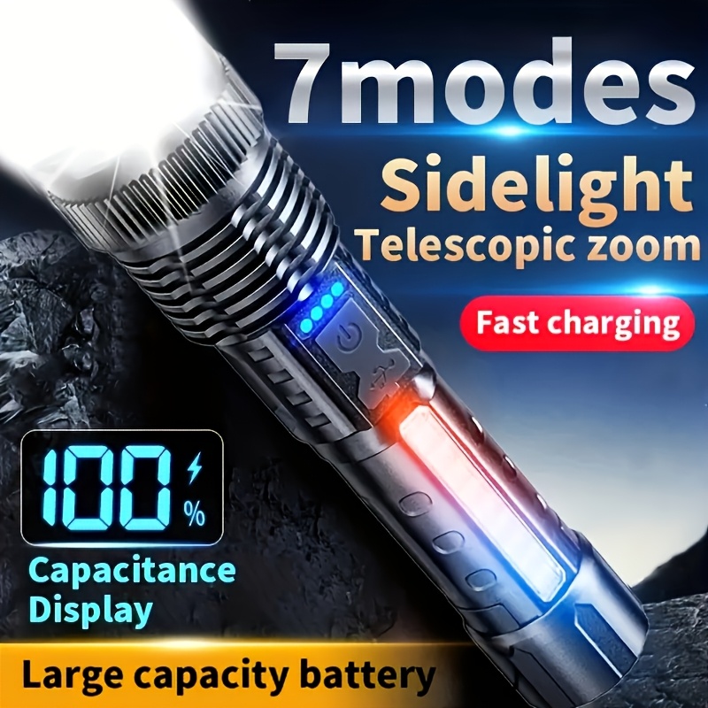 Powerful LED Flashlight Batter - đánh giá và giá Outdoor Camping And Fishing