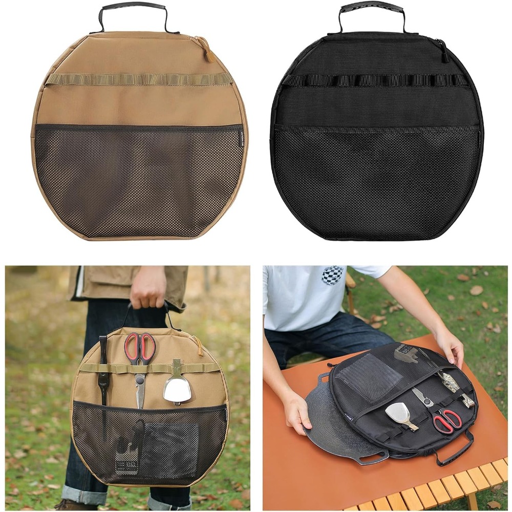 Grill Pan Storage Bag, Portabl - đánh giá và giá Outdoor Camping Cooking Set