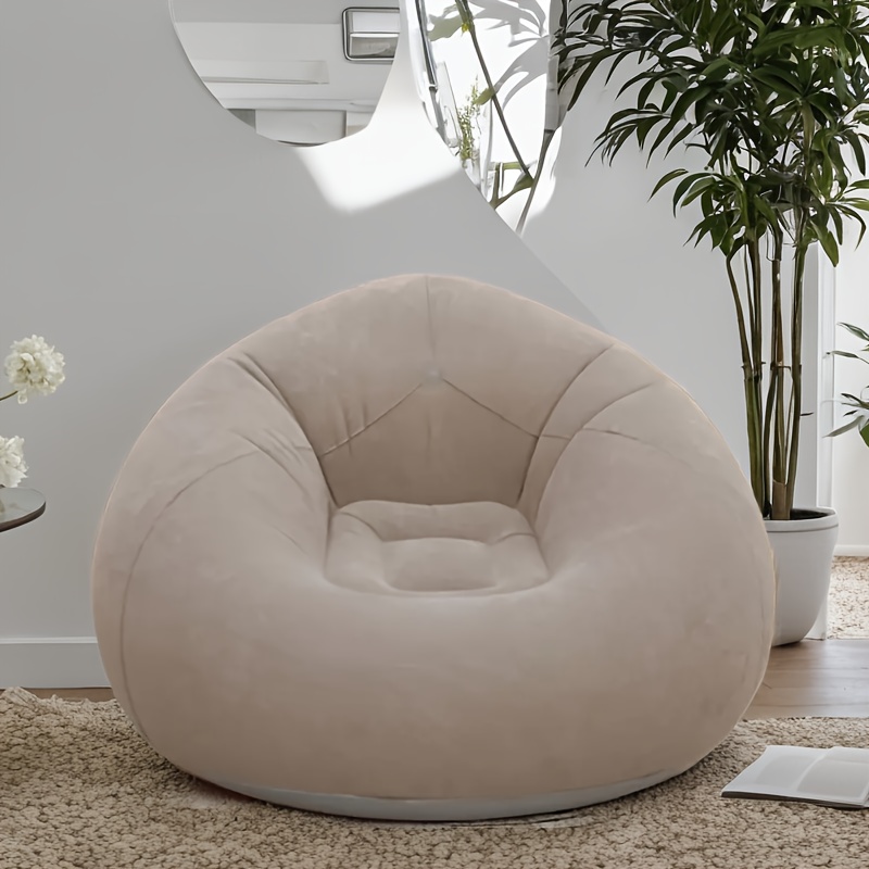 Flocked PVC Inflatable Sofa Ch - đánh giá và giá Outdoor Camping Lounge Chairs